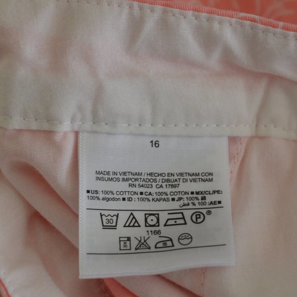Old Navy Soft Cotton Shorts Slanted Pockets Pink Salmon Womens Plus Size 16 - Picture 8 of 8